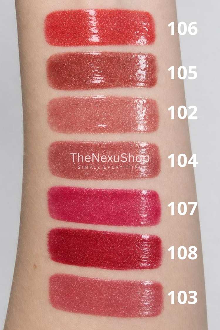 Plumping Liquid Lip Gloss Set - 2-Piece High-Shine Hydrating Makeup Kit (1 Selected Color + 1 Free Clear Gloss)